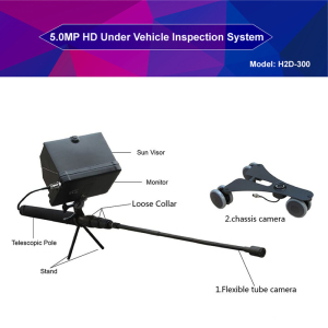 The World First 7inch Screen 5MP 1080P Digital HD Dual Camera Under Vehicle Inspection System with F