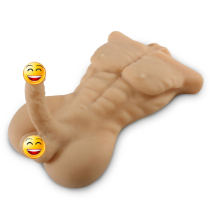 Realistic Muscle Men Full Body with Horse Dildo Lifelike Sex Doll for Women