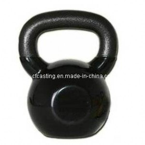 Cast Iron Kettlebell with Steel Handle