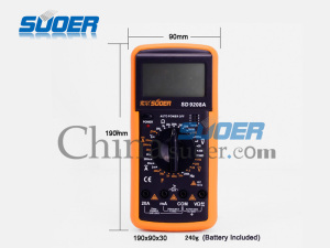 Suoer Digital Multimeter SD-9208A Digital Multimeter (SD-9208A)