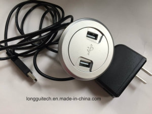 Circle Shape Dual USB Charger Lgt-USB12